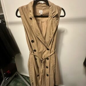 Trench Coat Vest Dress XXL